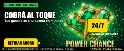 Cobrá tus premios al toque banner